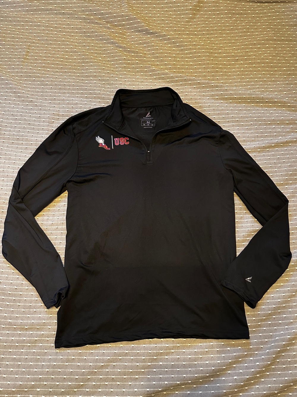 Upper st Clair USC cross country quarter zip black size medium
